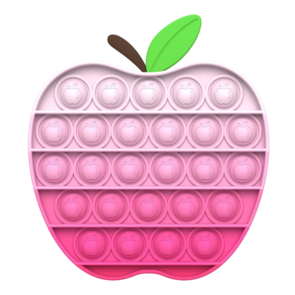 Silicone Apple Shaped Push Bubble Sensory Toy Anti-stress Relaxing Fidget Autism Toys Stress Relie Kids Sensory Educational Tool
Silicone Apple Shaped Push Bubble Sensory Toy Anti-stress Relaxing Fidget Autism Toys Stress Relie Kids Sensory Educational Tool
