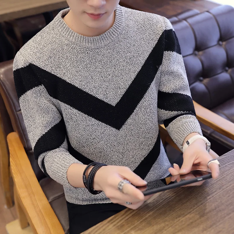 S-3XL 2021 Korea Grey Sweaters And Men Long Sleeve Knitted High Quality Winter Pullovers Homme Warm Navy Coat Newest
S-3XL 2021 Korea Grey Sweaters And Men Long Sleeve Knitted High Quality Winter Pullovers Homme Warm Navy Coat Newest