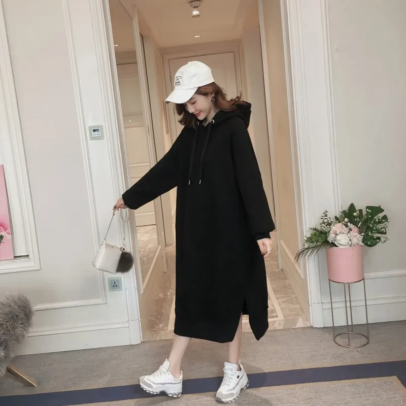 WSYORE Plus Size Loose Pullover Hoodies New Autumn and Winter Women Velvet Thick Hooded Long Sleeve Long Sweatshirts NS1234
WSYORE Plus Size Loose Pullover Hoodies New Autumn and Winter Women Velvet Thick Hooded Long Sleeve Long Sweatshirts NS1234