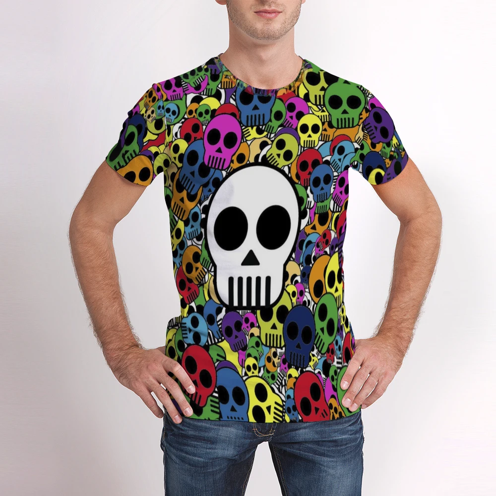 2021 New Men's 3D T-shirt Short-sleeve Man T shirt Short Sleeve Skull 3D Print T-shirts For Male Tops
2021 New Men's 3D T-shirt Short-sleeve Man T shirt Short Sleeve Skull 3D Print T-shirts For Male Tops