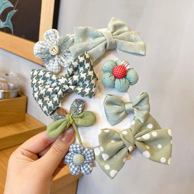 8 Pcs/Set Girls Cute Cloth Bow Flower Hairpins Kids Sweet Hair Decorate Clips Barrettes Headband Fashion Hair Accessories
8 Pcs/Set Girls Cute Cloth Bow Flower Hairpins Kids Sweet Hair Decorate Clips Barrettes Headband Fashion Hair Accessories