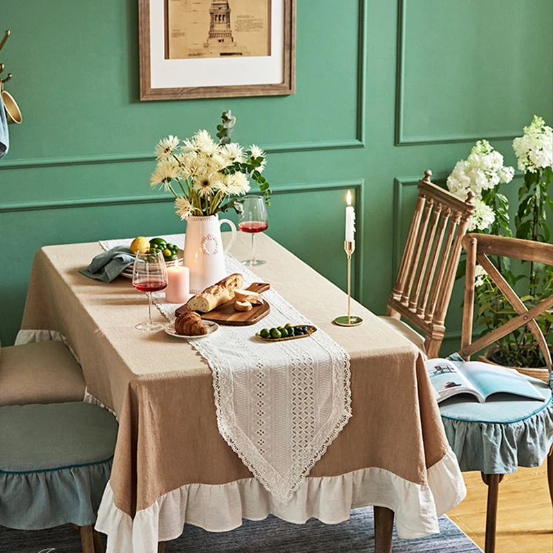 White crochet lace tablecloth Cotton wedding banquet decoration hollow tea table tablecloth Nordic romantic table flag
White crochet lace tablecloth Cotton wedding banquet decoration hollow tea table tablecloth Nordic romantic table flag