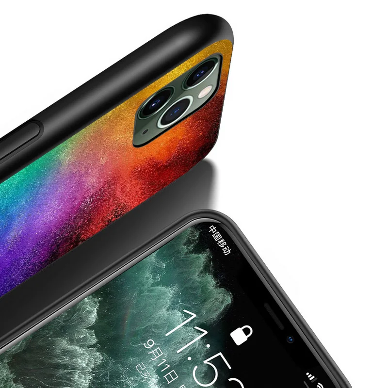 Rainbow Art For Apple iPhone 12 Mini 11 XS Pro Max XR X 8 7 6 6S Plus 5 5S SE 2020 Black Phone Case
Rainbow Art For Apple iPhone 12 Mini 11 XS Pro Max XR X 8 7 6 6S Plus 5 5S SE 2020 Black Phone Case