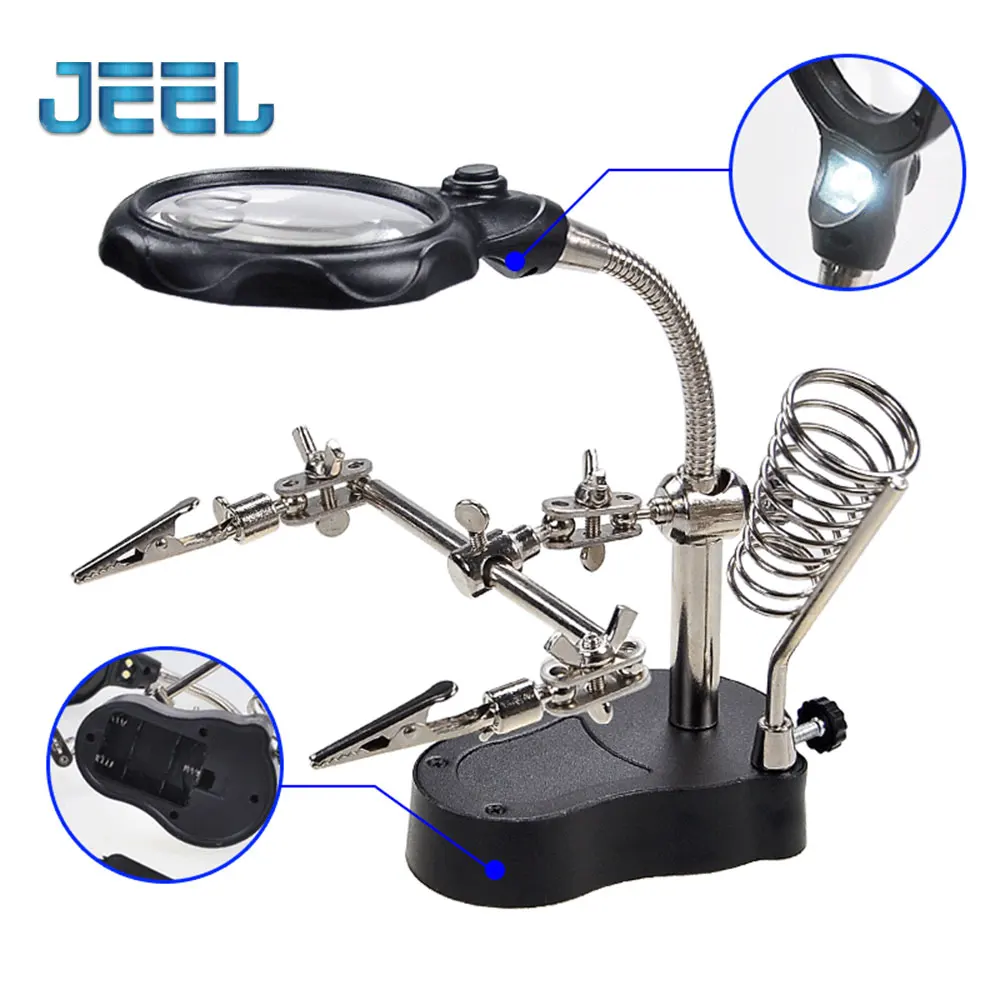 Repair Auxiliary Magnifying Glass Entrainment Lamp Mobile Phone Motherboard Digital Repair Tool Table Hardware Tools
Repair Auxiliary Magnifying Glass Entrainment Lamp Mobile Phone Motherboard Digital Repair Tool Table Hardware Tools