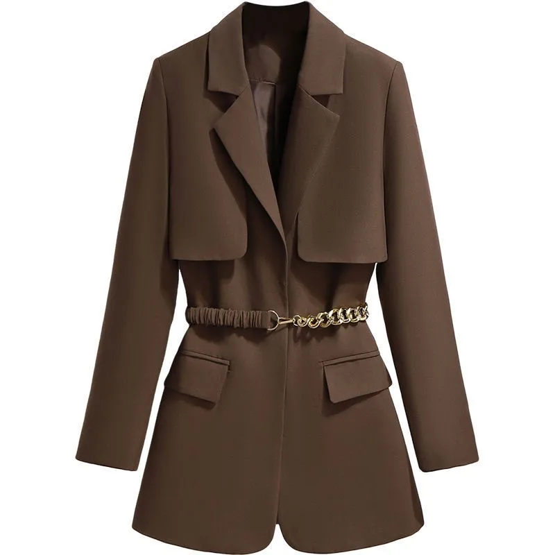 2021 Autumn Fahion New Design Women Suit Slim Waist Long Blazer Office Lady Outwear Coat
2021 Autumn Fahion New Design Women Suit Slim Waist Long Blazer Office Lady Outwear Coat