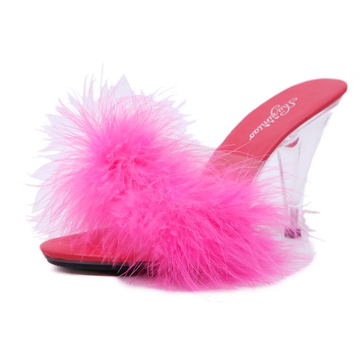 US4-11 женские прозрачные Босоножки с открытым носком на высоком каблуке-шпильке женские туфли-лодочки с ремешком на пятке, с украшением в вид... 
US4-11 женские прозрачные Босоножки с открытым носком на высоком каблуке-шпильке женские туфли-лодочки с ремешком на пятке, с украшением в вид...