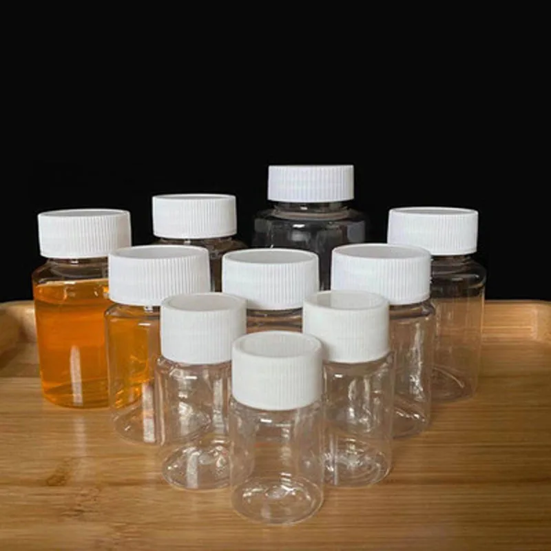 5PCS 20ml/30ml/100ml/150ml Plastic PET Clear Empty Seal Bottles Solid Powder Medicine Pill Vial Container Reagent Packing Bottle
5PCS 20ml/30ml/100ml/150ml Plastic PET Clear Empty Seal Bottles Solid Powder Medicine Pill Vial Container Reagent Packing Bottle