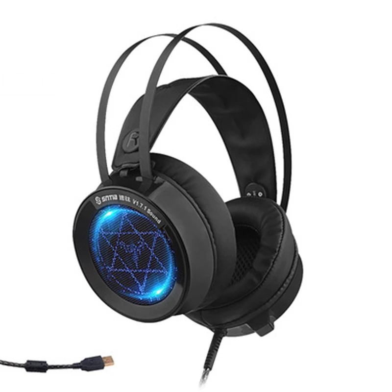 7.1 Sound Gaming Headphone USB Wired for PC Gaming Headphones Bass heavy Headset Gamer for PS4/New Xbox One/Mac With Mic
7.1 Sound Gaming Headphone USB Wired for PC Gaming Headphones Bass heavy Headset Gamer for PS4/New Xbox One/Mac With Mic