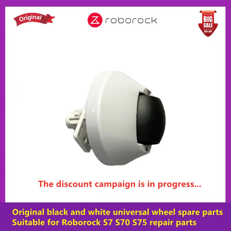Brand new 100% original black and white universal wheel vacuum cleaner spare parts, suitable for repair parts of Roborock S7 S70
Brand new 100% original black and white universal wheel vacuum cleaner spare parts, suitable for repair parts of Roborock S7 S70