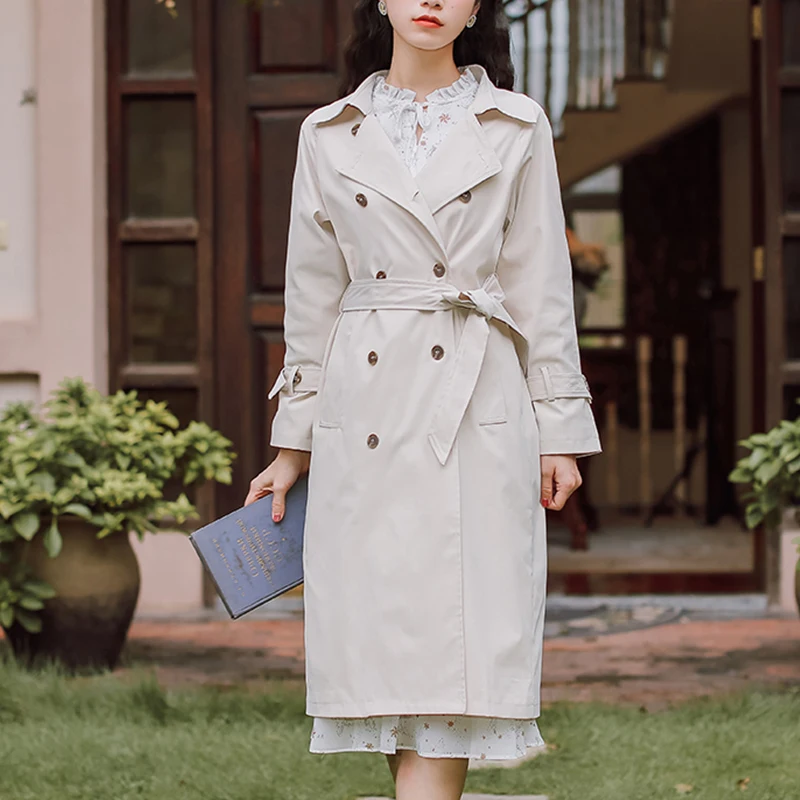 Ailegogo New Autumn Winter Women Double Breasted Long Trench Coat with Belt Casual Female Loose Fashion Outwear Windbreaker
Ailegogo New Autumn Winter Women Double Breasted Long Trench Coat with Belt Casual Female Loose Fashion Outwear Windbreaker