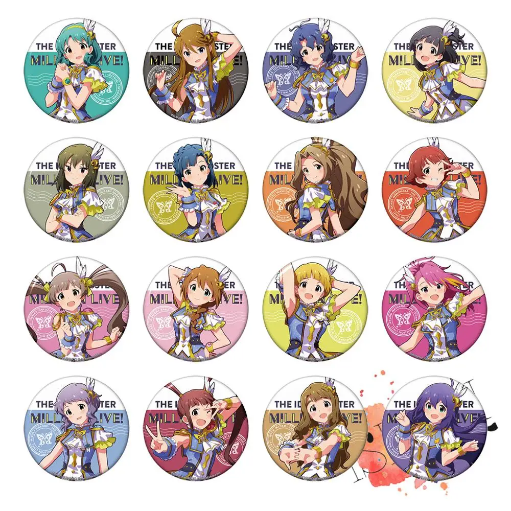 IDOLM @ STER аниме Idolmaster миллионов живых! Флуоресцентный бабочка Ver. Металлический