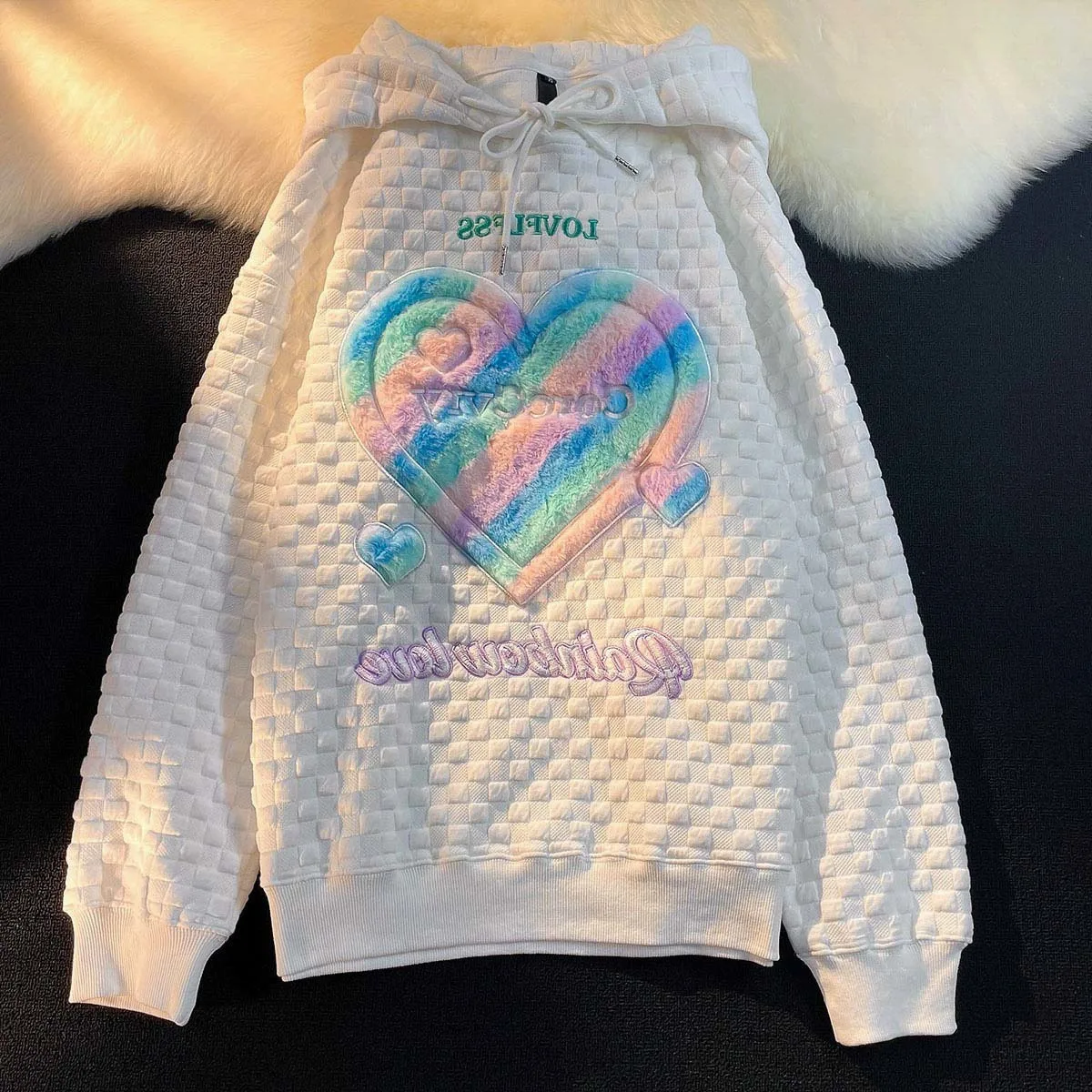Japanese Preppy Style Sweet Letter Love Sweatshirt Korean Long Sleeve Streetwear Hoodies Vintage Harajuku Oversize Hooded Hoodie
Japanese Preppy Style Sweet Letter Love Sweatshirt Korean Long Sleeve Streetwear Hoodies Vintage Harajuku Oversize Hooded Hoodie