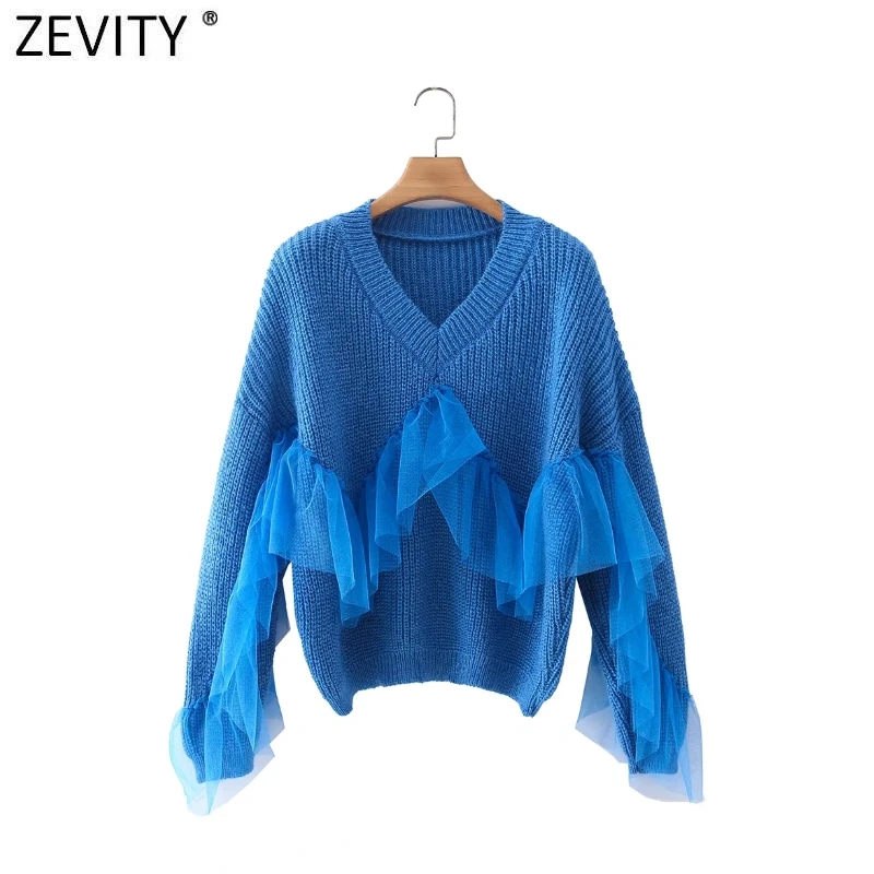 Новинка от Zevity, женский модный однотонный короткий вязаный свитер с V-образным вырезом, женские шикарные пуловеры с длинным рукавом, топы ...
Новинка от Zevity, женский модный однотонный короткий вязаный свитер с V-образным вырезом, женские шикарные пуловеры с длинным рукавом, топы ...