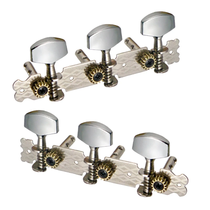 Classical Guitar String Tuners Keys Triptych Machine Heads Tuning Pegs 1 Left 2 Right with Mount Screws Silver
Classical Guitar String Tuners Keys Triptych Machine Heads Tuning Pegs 1 Left 2 Right with Mount Screws Silver