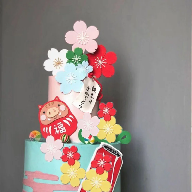10pcs Pink Cherry Blossoms Cupcake Toppers Girl`s Birthday Party Decorations Kids Sakura Cake Supplies Accessories Flower
10pcs Pink Cherry Blossoms Cupcake Toppers Girl`s Birthday Party Decorations Kids Sakura Cake Supplies Accessories Flower