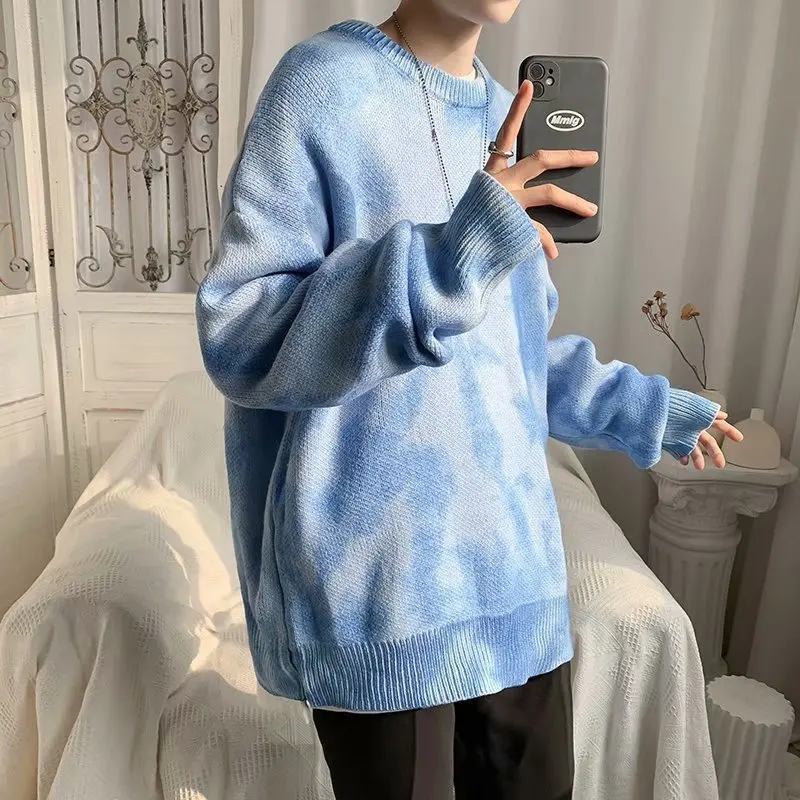 Autumn and winter Japanese new style tie-dye sweater loose lazy bottoming shirt Korean style trend personality sweater
Autumn and winter Japanese new style tie-dye sweater loose lazy bottoming shirt Korean style trend personality sweater