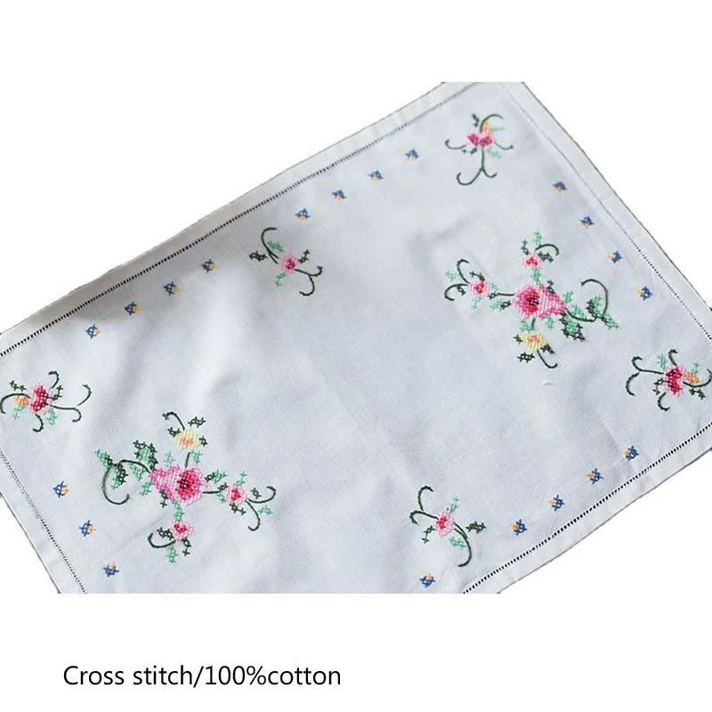 Retro cotton Cross stitch rose table place mat pad cloth Christmas Placemat tea dish Doily Cup wedding Coaster kitchen Accessory 
Retro cotton Cross stitch rose table place mat pad cloth Christmas Placemat tea dish Doily Cup wedding Coaster kitchen Accessory