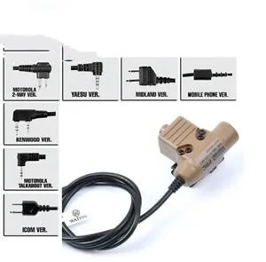 WADSN Airsoft U94 PTT военные KENWOOD версия для COMTAC/MSA/EARMOR/ТСА гарнитура пуш-ап для того, чтобы говорить ptt WC001 x2
WADSN Airsoft U94 PTT военные KENWOOD версия для COMTAC/MSA/EARMOR/ТСА гарнитура пуш-ап для того, чтобы говорить ptt WC001 x2