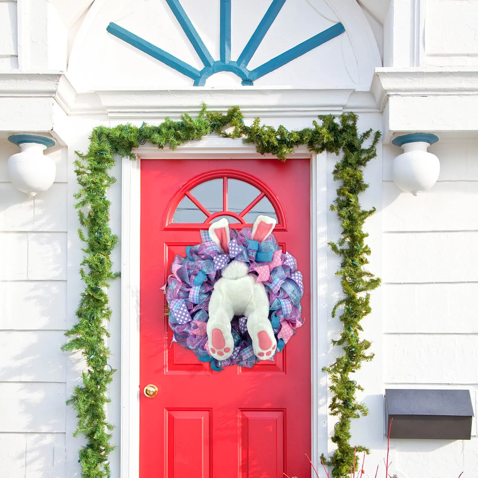 1pcs Easter decoration wreath thief bunny ears cartoon bunny shape cute decoration ornaments interesting door hanging decoration
1pcs Easter decoration wreath thief bunny ears cartoon bunny shape cute decoration ornaments interesting door hanging decoration