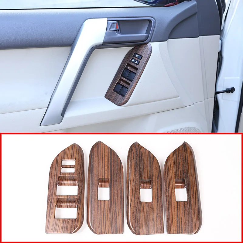 4pcs Pine Wood grain ABS Car Window Lift Button Frame Trim For Toyota Land Cruiser Prado FJ150 150 2014-2019 for Left Hand Drive
4pcs Pine Wood grain ABS Car Window Lift Button Frame Trim For Toyota Land Cruiser Prado FJ150 150 2014-2019 for Left Hand Drive