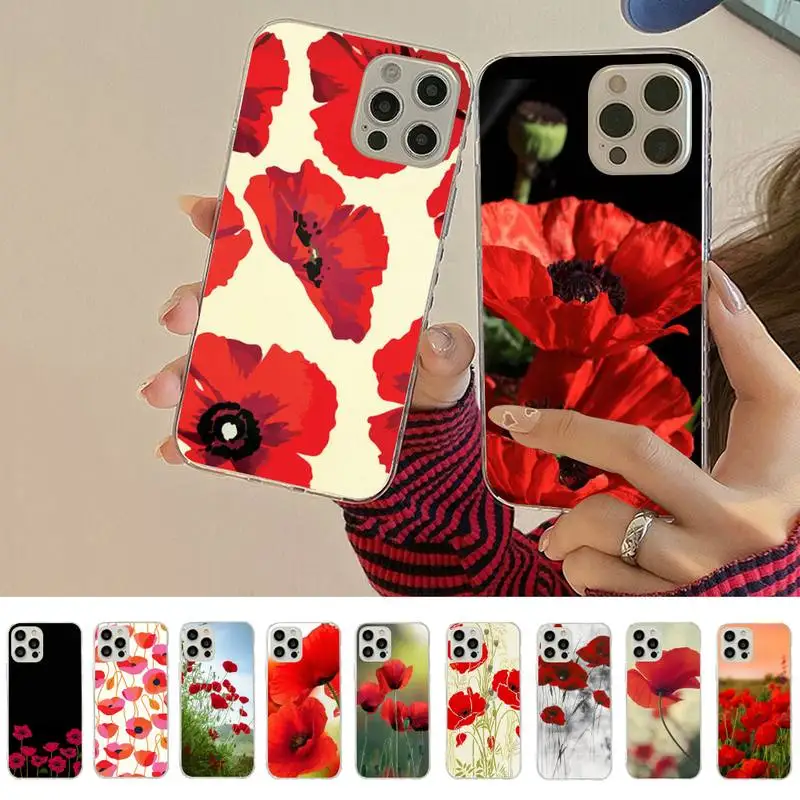 Poppies flowers Phone Case for iPhone 11 12 13 mini pro XS MAX 8 7 6 6S Plus X 5S SE 2020 XR cover
Poppies flowers Phone Case for iPhone 11 12 13 mini pro XS MAX 8 7 6 6S Plus X 5S SE 2020 XR cover