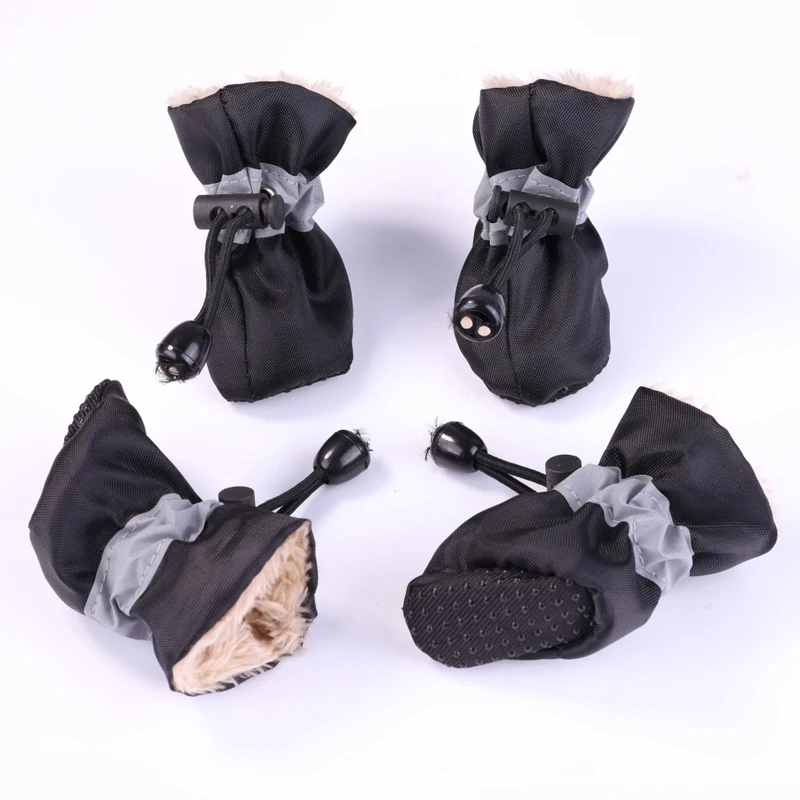 4 Pcs/lot Waterproof Dog Shoes with Cashmere Warm Inner, Anti-slip Shoes for Small Dog Rain Snow
4 Pcs/lot Waterproof Dog Shoes with Cashmere Warm Inner, Anti-slip Shoes for Small Dog Rain Snow