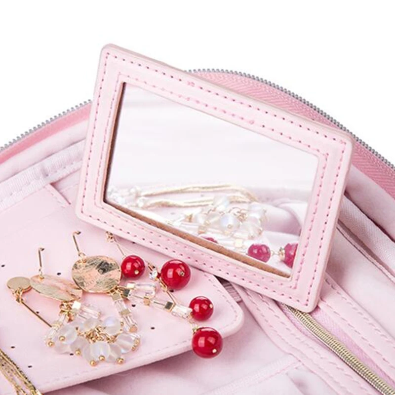 Travel Jewelry Box Necklace Earrings Rings Bracelet Organizer Carrying Case R2LE
Travel Jewelry Box Necklace Earrings Rings Bracelet Organizer Carrying Case R2LE