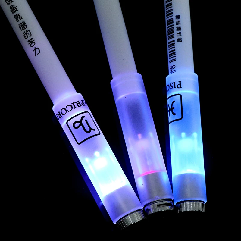2PC 12Constellation Colorful LED Light Finger Rotating Gel Pen Student Flash Pen
2PC 12Constellation Colorful LED Light Finger Rotating Gel Pen Student Flash Pen