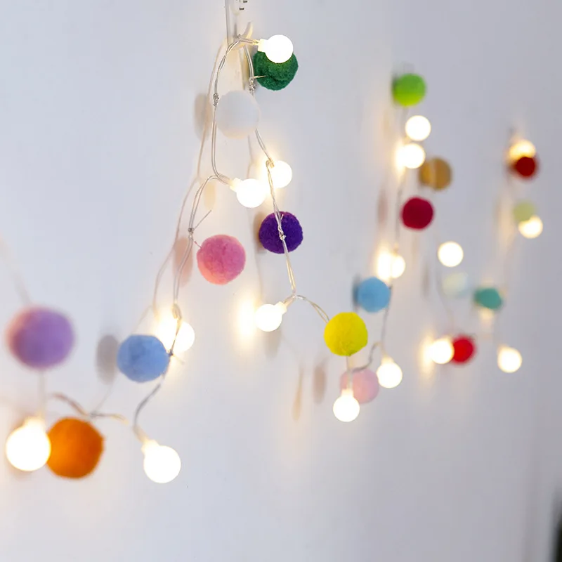 2M 20 LED Colorful Fur Ball Light String INS Girl Heart Home Cute Furry Ball for Indoor ,Bedroom,Party ,Holiday,Christmas Decor
2M 20 LED Colorful Fur Ball Light String INS Girl Heart Home Cute Furry Ball for Indoor ,Bedroom,Party ,Holiday,Christmas Decor