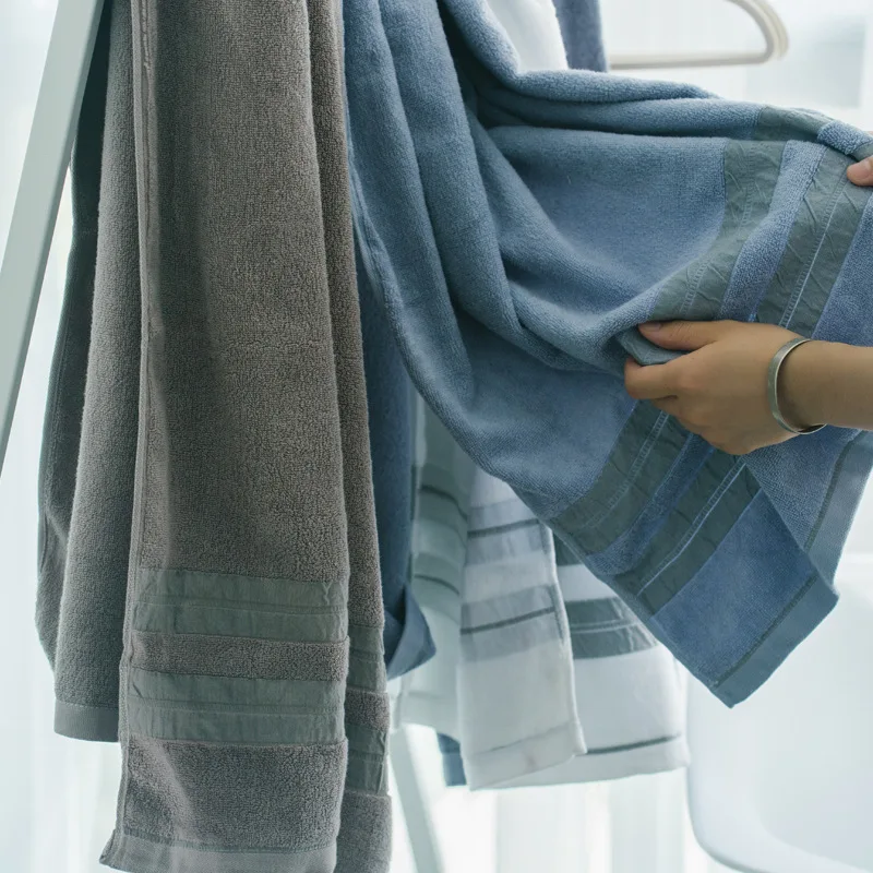 Полосатое банное полотенце из 100% хлопка, высоковпитывающее пляжное полотенце s для взрослых, мягкое полотенце для ванной s 
Полосатое банное полотенце из 100% хлопка, высоковпитывающее пляжное полотенце s для взрослых, мягкое полотенце для ванной s