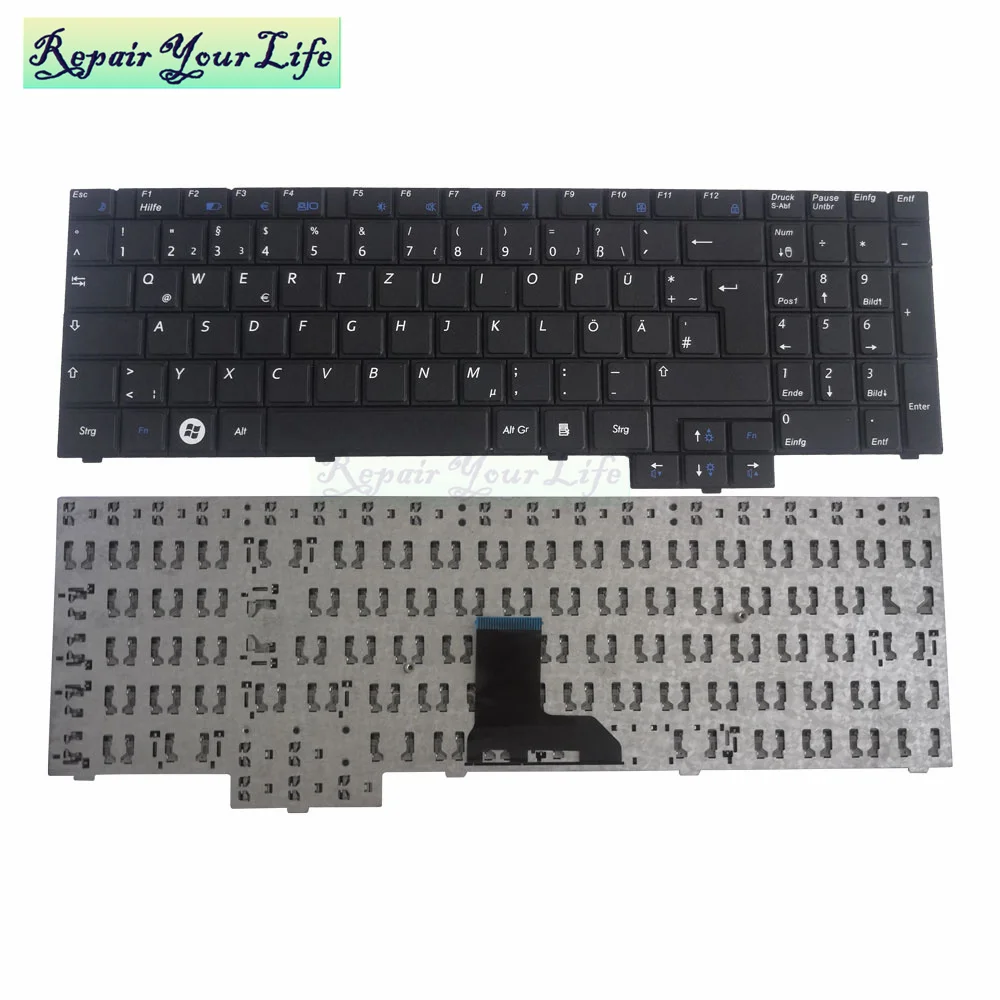 German laptop keyboard for Samsung NPR530 NP R530 R620 R528 R540 R525 R517 R523 RV508 GR GE qwerty notebook keyboards original