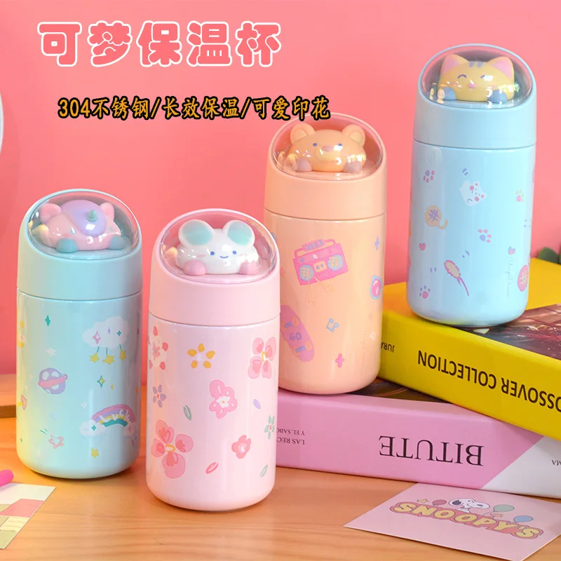 Cute three dimensional cute pet dream thermos cup portable girl heart cartoon printing anti falling art thermos cup
Cute three dimensional cute pet dream thermos cup portable girl heart cartoon printing anti falling art thermos cup