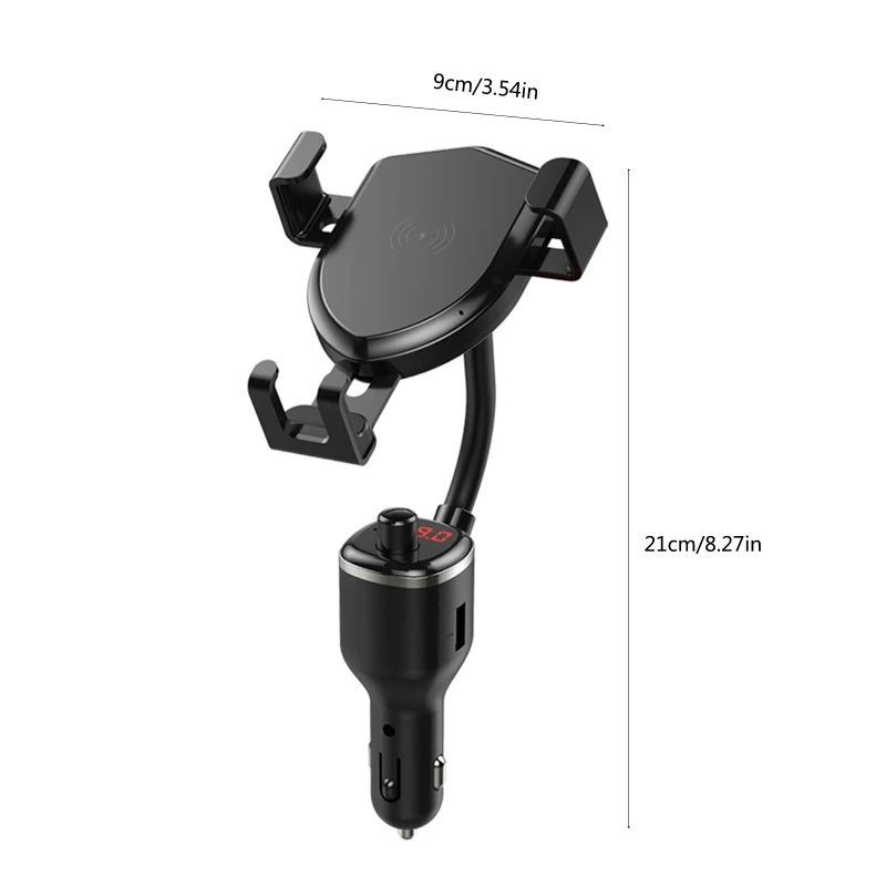 Wireless charging multifunctional car MP3 bluetooth player radio FM transmitter 45BA
Wireless charging multifunctional car MP3 bluetooth player radio FM transmitter 45BA