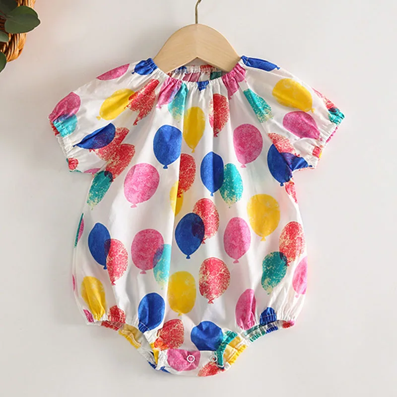 Summer Baby Girl Short Sleeve Colourful Balloon Rompers Kids Baby Girl Jumpsuit Kids Baby Girl Rompers Newborn Clothes Clothes
Summer Baby Girl Short Sleeve Colourful Balloon Rompers Kids Baby Girl Jumpsuit Kids Baby Girl Rompers Newborn Clothes Clothes