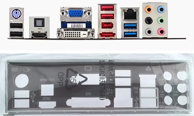 Новая задняя панель I/O для материнской платы P7H57D-V EVO just shield backplate
Новая задняя панель I/O для материнской платы P7H57D-V EVO just shield backplate