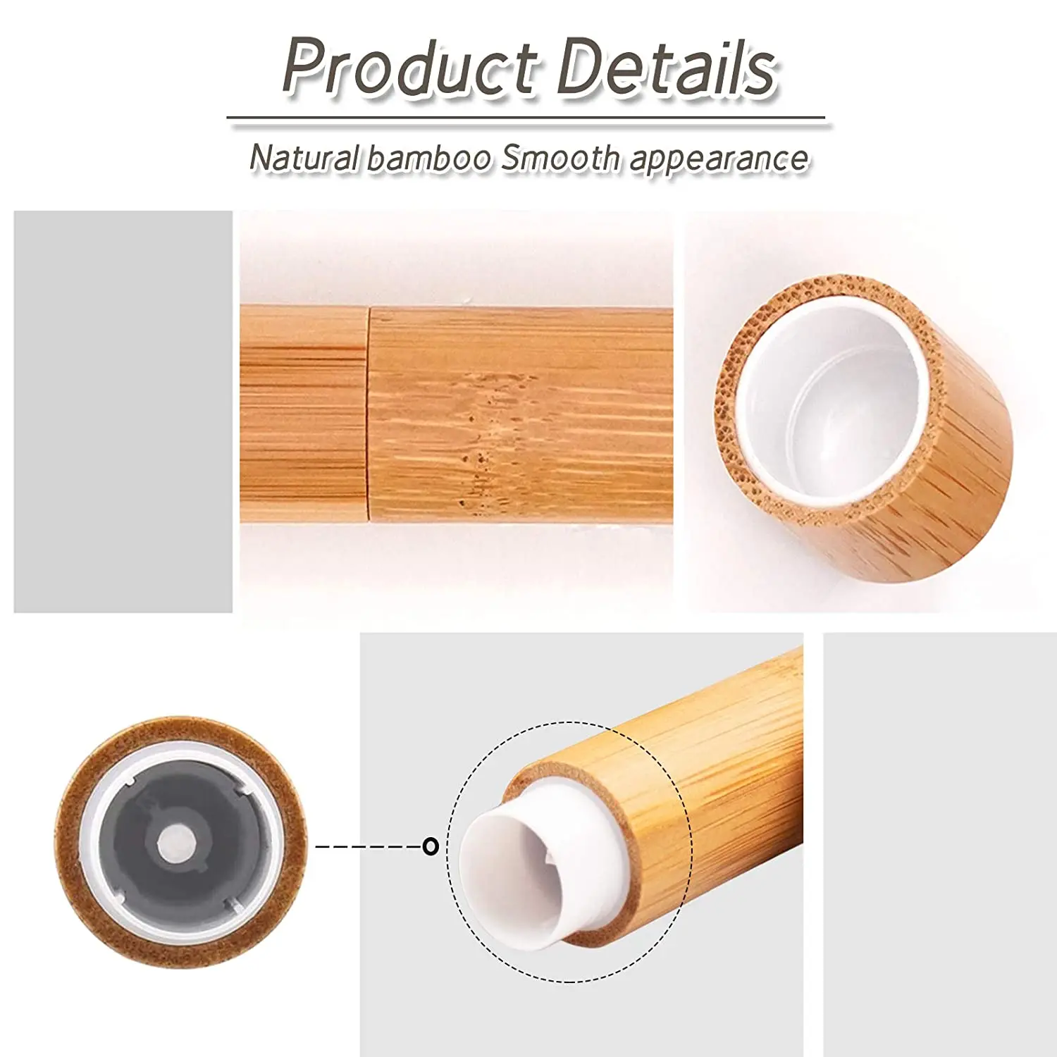 20Pcs Bamboo Empty Lipstick Tubes, AUHOKY 5.5g Refillable DIY Lip Balm Tube Containers with Clear PP Plastic Inner, Cosmetic
20Pcs Bamboo Empty Lipstick Tubes, AUHOKY 5.5g Refillable DIY Lip Balm Tube Containers with Clear PP Plastic Inner, Cosmetic