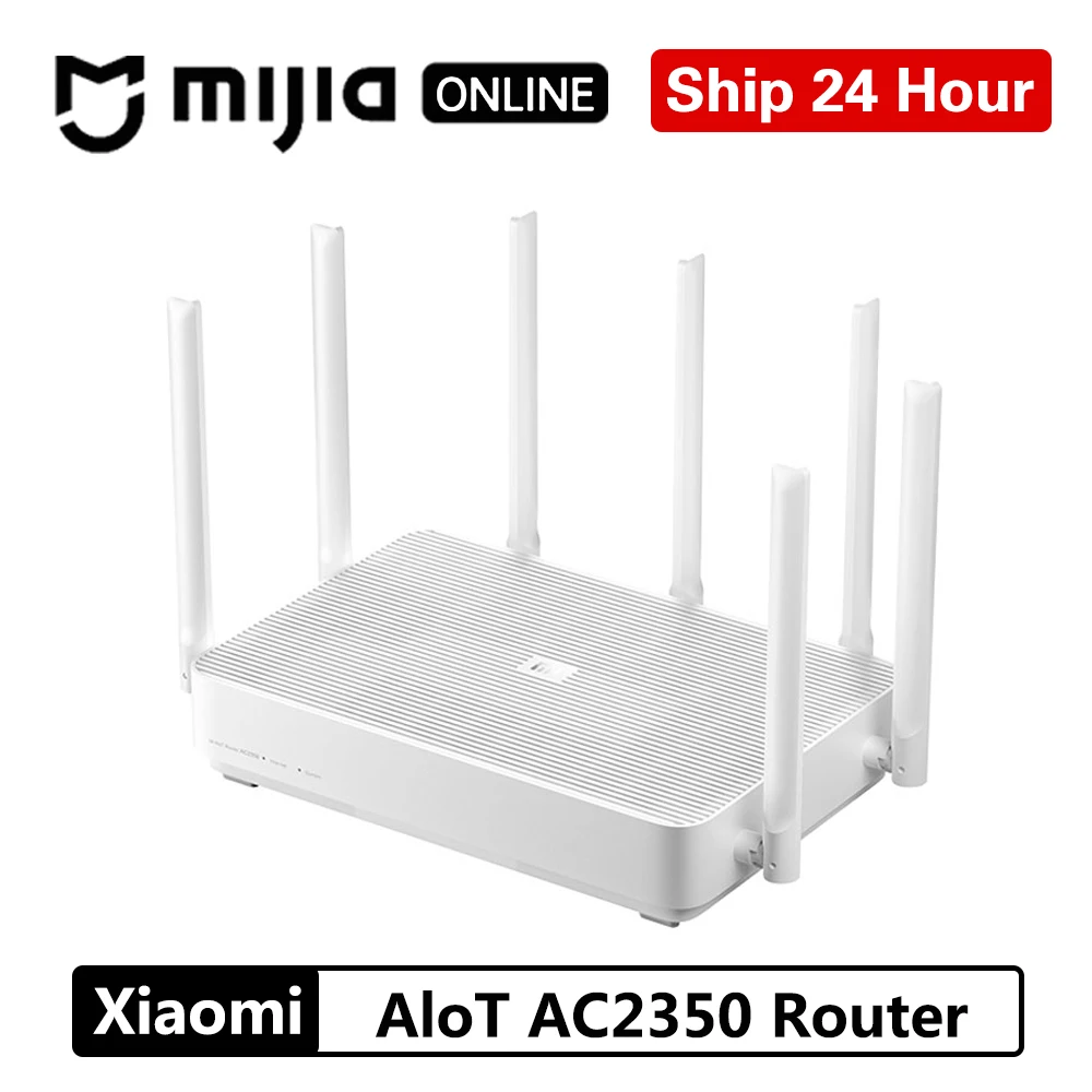 New Xiaomi Mi AIoT Router AC2350 Gigabit 2183Mbps 128MB Dual-Band WiFi Router Wifi Repeater 7 High Gain Antennas Wider
New Xiaomi Mi AIoT Router AC2350 Gigabit 2183Mbps 128MB Dual-Band WiFi Router Wifi Repeater 7 High Gain Antennas Wider