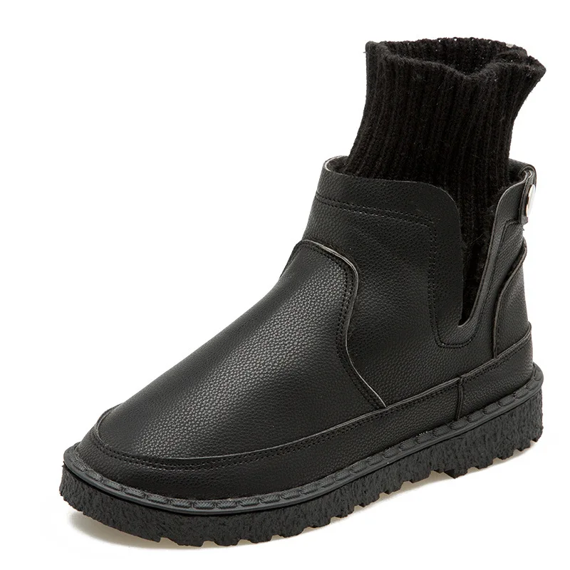 2019 Autumn Winter Boots Warm Wool Comfortable Soft Thick Bottom Ankle Boots for Women Shoes Female Flat Slip on Martin Boots
2019 Autumn Winter Boots Warm Wool Comfortable Soft Thick Bottom Ankle Boots for Women Shoes Female Flat Slip on Martin Boots