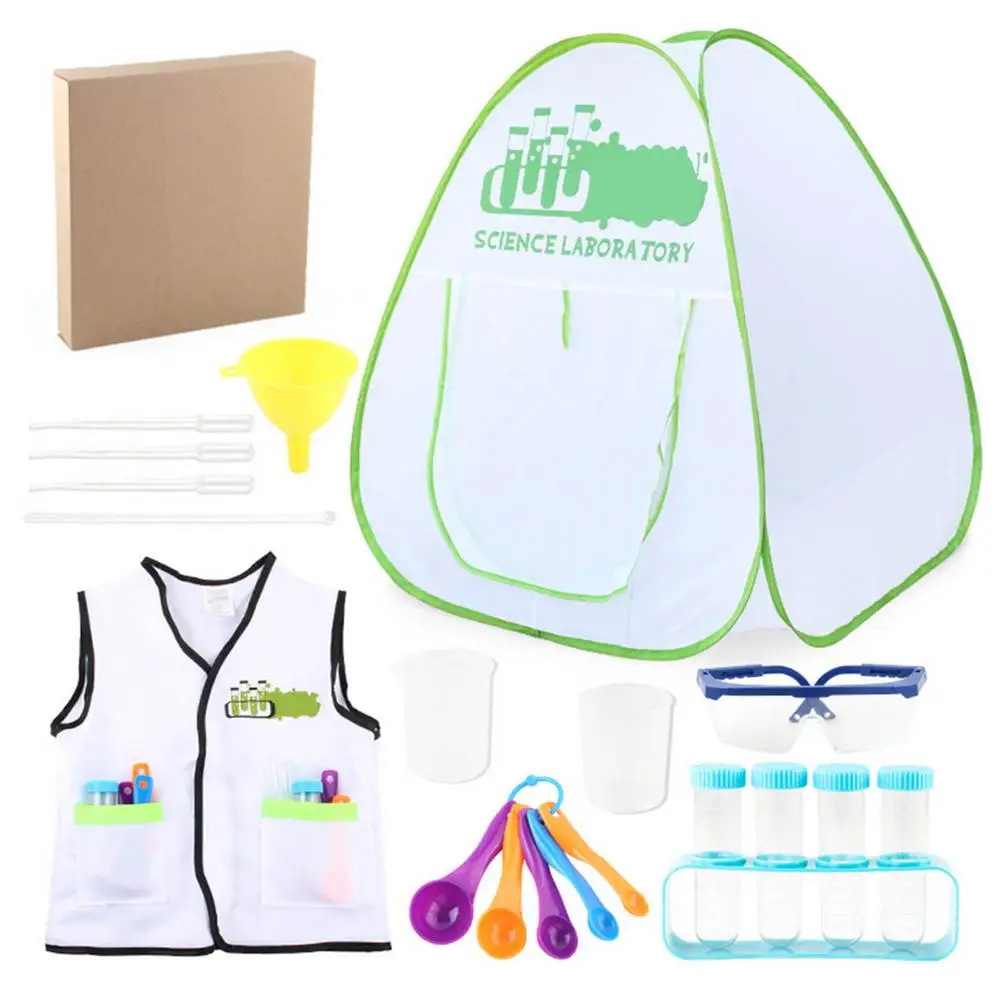 Детский научный лабораторный комплект для ролевых игр «сделай сам» научный эксперимент жилет Воронка тестовая трубка мерная чашка палатка... 
Детский научный лабораторный комплект для ролевых игр «сделай сам» научный эксперимент жилет Воронка тестовая трубка мерная чашка палатка...