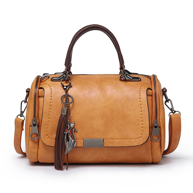 2021 Spring New European and American Easy To Take Retro One-shoulder Diagonal Boston Pillow Bag Women's Handbag
2021 Spring New European and American Easy To Take Retro One-shoulder Diagonal Boston Pillow Bag Women's Handbag