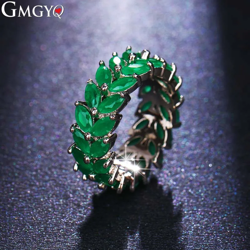 GMGYQ Luxury Fashion Symmetrical Olivine Design Green Crystal Zirconia Rings For Women Party Jewelry Accessories
GMGYQ Luxury Fashion Symmetrical Olivine Design Green Crystal Zirconia Rings For Women Party Jewelry Accessories