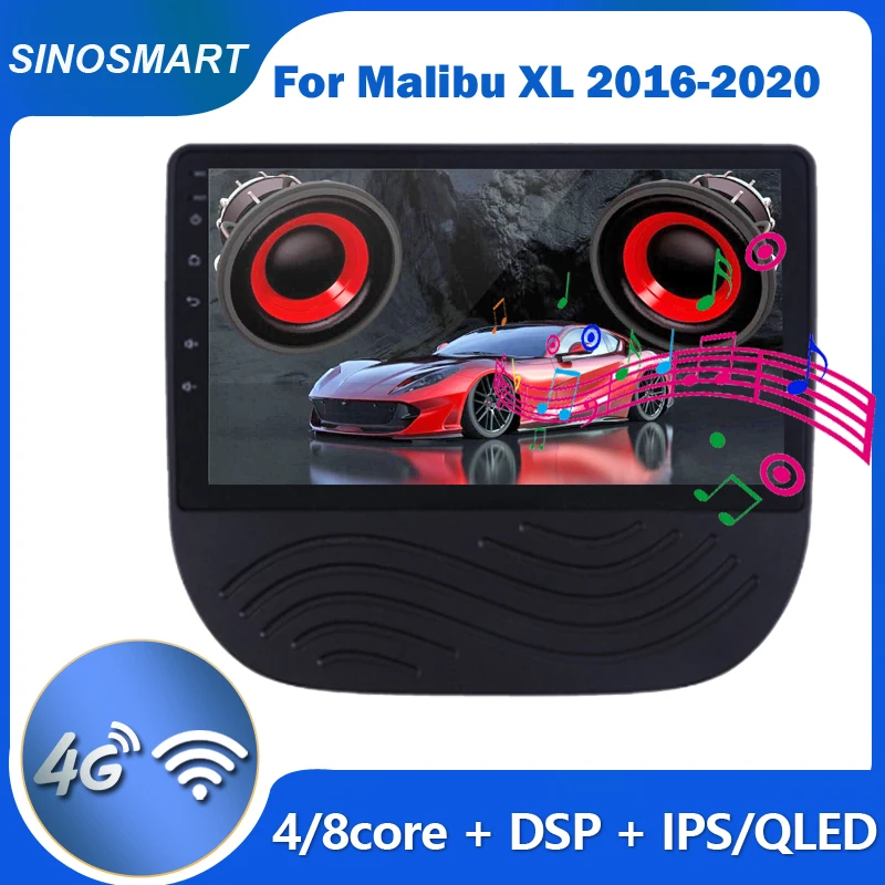 Sinosmart для Chevrolet Malibu XL 2016-2016 автомобильный радиоприемник с навигацией GPS 2din 2.5D IPS/QLED экран 8 ядер, DSP 48EQ
Sinosmart для Chevrolet Malibu XL 2016-2016 автомобильный радиоприемник с навигацией GPS 2din 2.5D IPS/QLED экран 8 ядер, DSP 48EQ