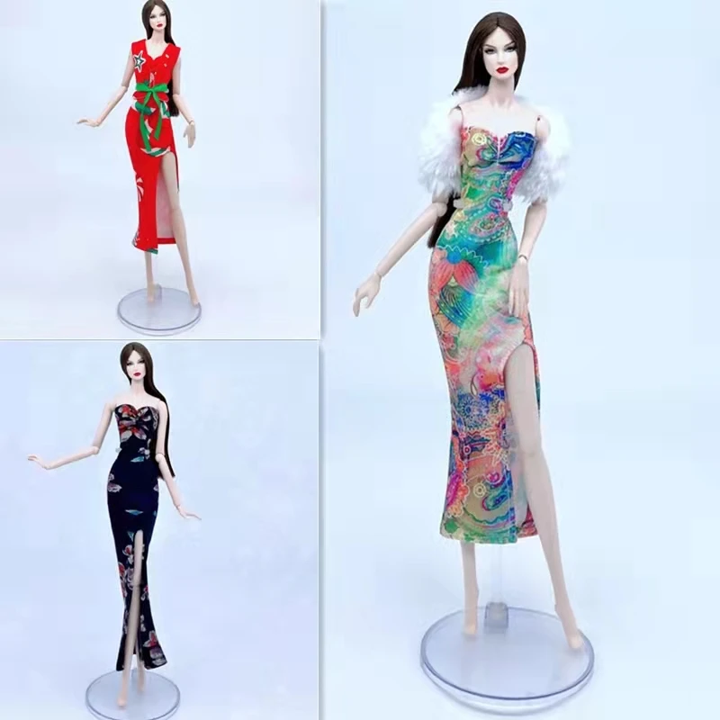1/6 BJD Doll Clothes For Barbie Doll Outfits Princess Dress Party Gown Chinese Style Qipao 11.5" Dollhouse Accessories Toys Gift
1/6 BJD Doll Clothes For Barbie Doll Outfits Princess Dress Party Gown Chinese Style Qipao 11.5" Dollhouse Accessories Toys Gift
