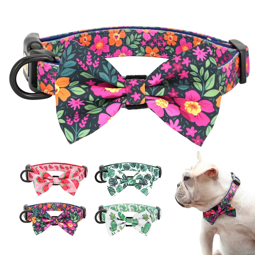 Gentleman Puppy Dog Collar With Bowtie Cactus Dogs Cat Collars Necklace Cute Bowknot Accessories for Small Medium Dogs Cats
Gentleman Puppy Dog Collar With Bowtie Cactus Dogs Cat Collars Necklace Cute Bowknot Accessories for Small Medium Dogs Cats