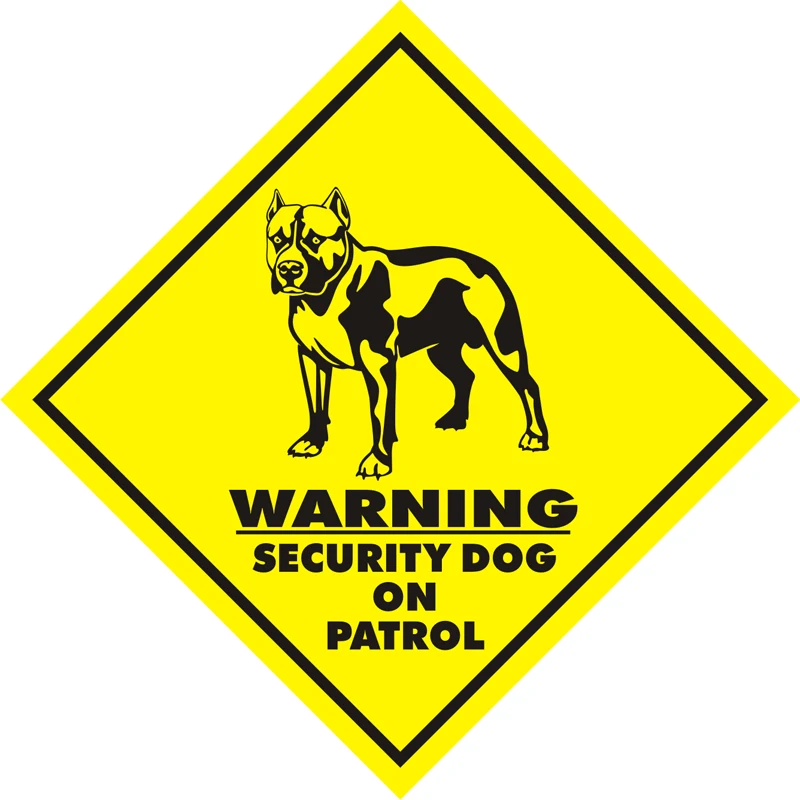 B-0019# Printed Self-Adhesive Decal Warning Security Dog On Patrol Car Sticker Waterproof Auto Decors on Bumper Rear Window
B-0019# Printed Self-Adhesive Decal Warning Security Dog On Patrol Car Sticker Waterproof Auto Decors on Bumper Rear Window