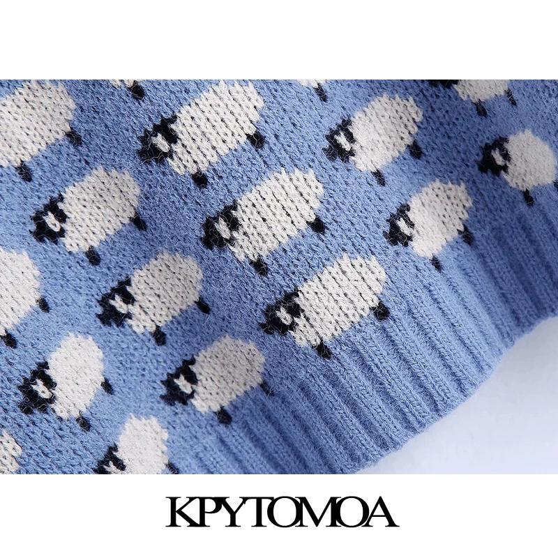 KPYTOMOA Women 2020 Fashion With Ribbed Trims Jacquard Knitted Sweater Vintage O Neck Long Sleeve Female Pullovers Chic Tops
KPYTOMOA Women 2020 Fashion With Ribbed Trims Jacquard Knitted Sweater Vintage O Neck Long Sleeve Female Pullovers Chic Tops