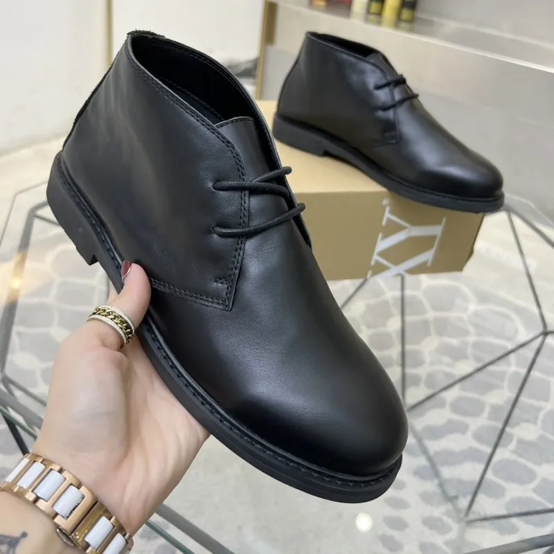 Мужские кожаные ботинки Martin на осень и зиму, модная универсальная повседневная обувь с высоким берцем, британский тренд, ботильоны 
Мужские кожаные ботинки Martin на осень и зиму, модная универсальная повседневная обувь с высоким берцем, британский тренд, ботильоны