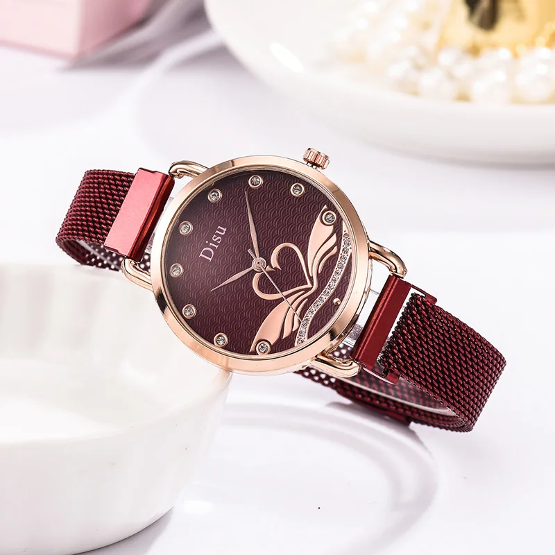 Women Quartz Movement Wrist Watch Love Heart Round Dial Simple Gift Alloy Band K2
Women Quartz Movement Wrist Watch Love Heart Round Dial Simple Gift Alloy Band K2