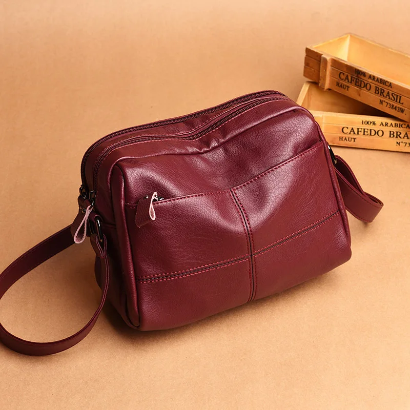 High Quality Soft Leather Flap Bags Women Shoulder CrossBody Bag Women's Leather Handbags Messenger Bags Lady Bolsas Feminina
High Quality Soft Leather Flap Bags Women Shoulder CrossBody Bag Women's Leather Handbags Messenger Bags Lady Bolsas Feminina