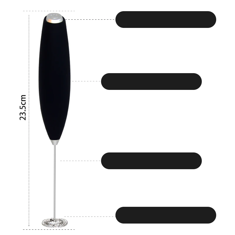 Electric Milks Whisk Black Mini Home Whisk Lightweight Coffee Kitchen and Office Electric Whisk M09
Electric Milks Whisk Black Mini Home Whisk Lightweight Coffee Kitchen and Office Electric Whisk M09